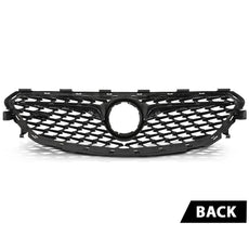 G-PLUS Front Bumper Grille Chrome Trim Compatible with Buick Regal Sportback 2018-2020 Black Close-up View