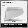 G-PLUS Exterior Mirror Cover Cap Left Driver Side Compatible with Chevy Equinox GMC Terrain 2018-2021 Chrome