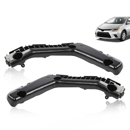 G-PLUS Bumper Bracket Compatible with 2014-2016 Toyota Corolla Set of 2 Front Left & Right Side 5211502240, TO1043123, 5211602240, TO1042123