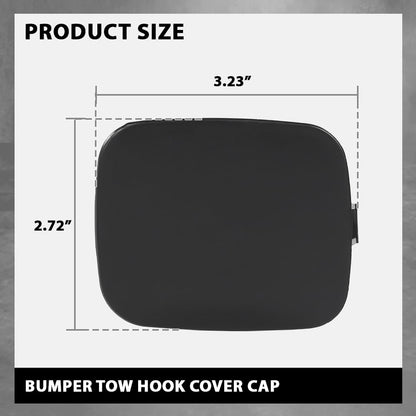 G-PLUS Front Bumper Tow Hook Eye Cover Pair LH & RH Compatible with Lexus RX400h 2006-2008 52128-48901