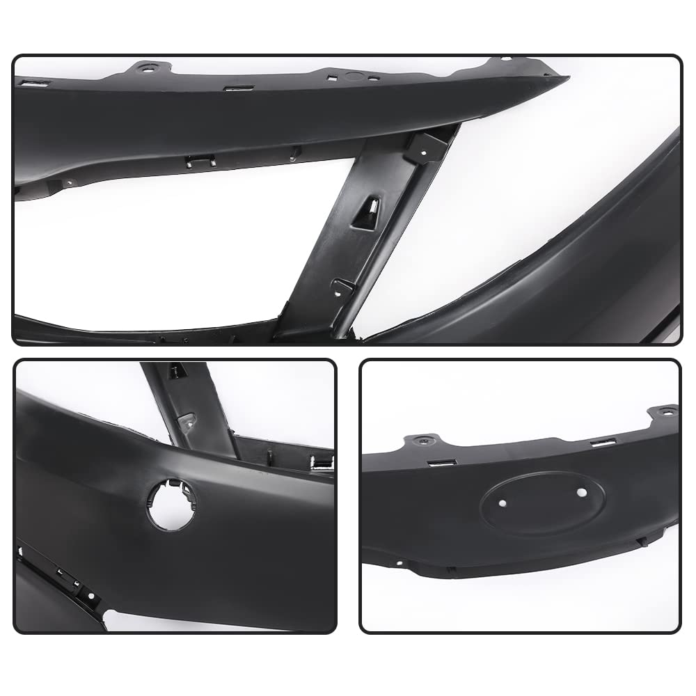 G-PLUS Front Bumper Cover Fascia Compatible with Kia Optima EX LX SXL SX Limited 2014 2015, KI1000169 865112T500, Primed Black