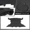 G-PLUS Front Engine Splash Shields, Compatible with Jeep Grand Cherokee 2022-2024/ Cherokee L 2021-2024, 68377818AF, CH1228178