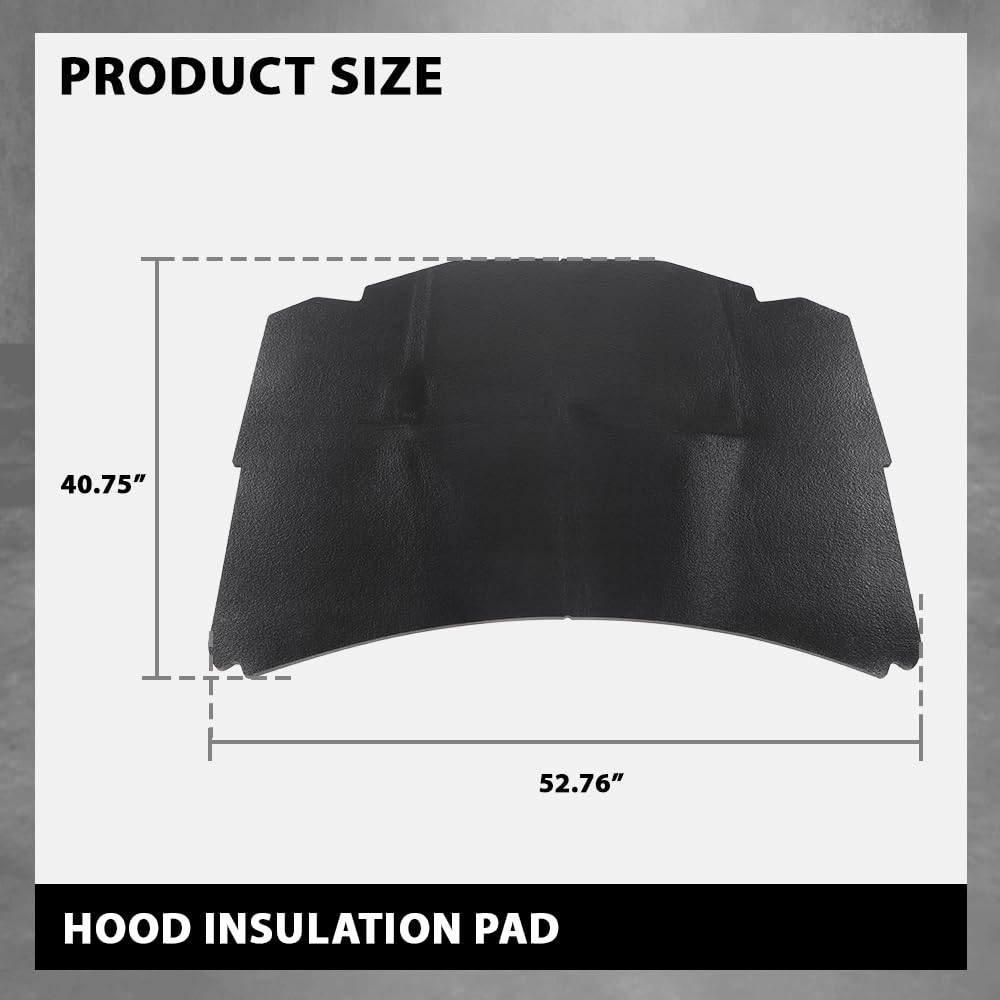 G-PLUS Hood Insulation Pad Compatible with Benz W124 E Class 1990-1995,Fit Benz 300CE 300E 300TE 1990-1993,Fit Benz 400E 500E 1992-1993,Fit Benz E320 E420 1994-1995,Fit Benz E500 1994 1246820726
