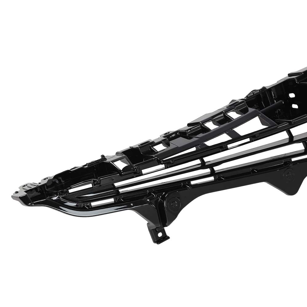G-PLUS Front Bumper Upper Grille Grill Compatible with Toyota Camry Hybrid SE XSE 2018 2019, Only Fit Sport Version