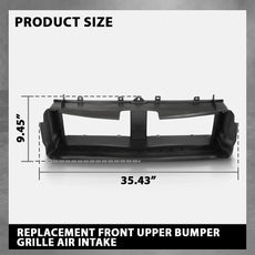 G-PLUS Front Upper Grille for Ford Escape 2020-2022 Air Intake Grill Side View