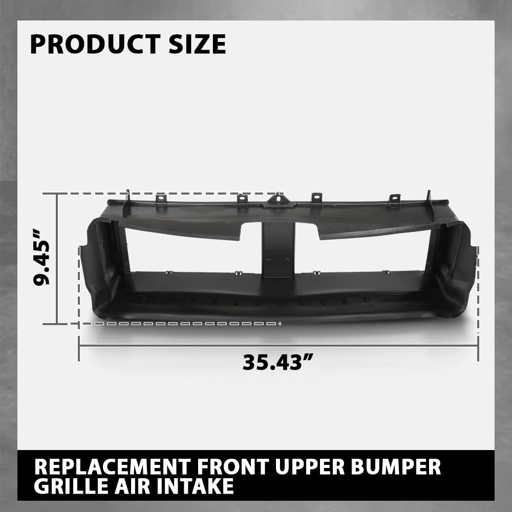 G-PLUS Front Upper Bumper Grille, Compatible with Ford Escape 2020-2022, Air Intake Grill, LJ6Z8312D, LJ6Z-8312-A