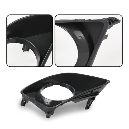 G-PLUS Front Bumper Fog Light Trim Set Compatible with 2009-2010 Toyota Corolla Left & Right w/Fog Light Hole 8148102100, TO1039116, 8148202090, TO1038116 Fog Lamp Accessories