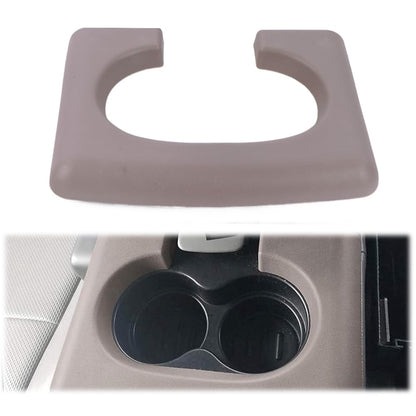 G-PLUS Center Console Cup Holder Replacement Pad Compatible with Ford F150 2004-2014 Taupe Center Console Cup Holder Pad