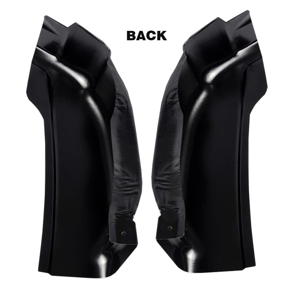 1 Pair Cab Corners Covers Fit For Chevy Silverado GMC Sierra 1999-2007 4 Door Extended Cab Trucks Black