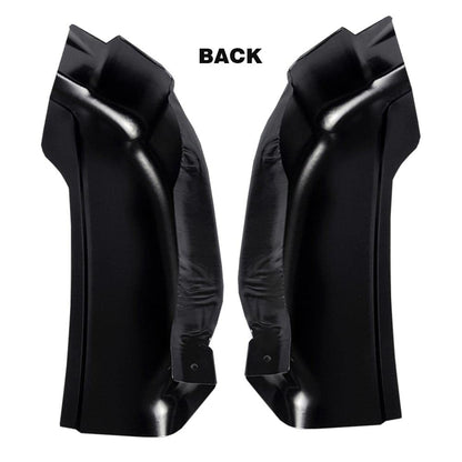 1 Pair Cab Corners Covers Fit For Chevy Silverado GMC Sierra 1999-2007 4 Door Extended Cab Trucks Black