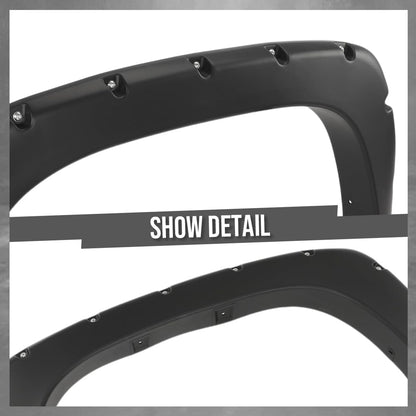 G-PLUS Pocket Riveted Fender Flares Dually & Step-side models), Smooth