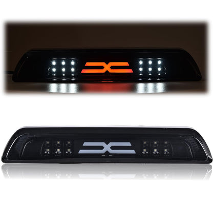 G-PLUS LED Third Brake Light Compatible with Toyota Tundra 2007-2018, 3rd High Mount Cargo Light, Type X, Smoky Lens Black Housing, 81570-0C050