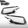 G-PLUS Headlight Lens Cover Compatible with Land Rover Range Rover Evoque 2011-2019 Left & Right Pair Front Headlamp Lens Cover Clear