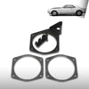 G-PLUS Throttle Body Cable Bracket Fit 92MM 102MM LSX LS LS1 LS3 LS6 LS7 4‑Bolts Drive‑By‑Cable Throttle Body Not Fit the Larger 105mm Intakes Black