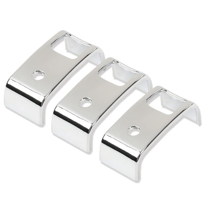G-PLUS Chrome Rocker Switch Covers 3pcs Compatible with 2006 and Above W900 T800 T660 & C500 Chrome Rocker Switch Bezel 2 Opening