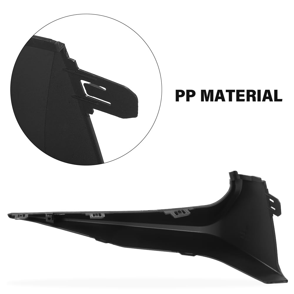 G-PLUS Right Front Bumper Lower Side Molding Trim Passenger Side Compatible with Toyota Corolla 2020-2022 5211202110 5211212310 TO1047112