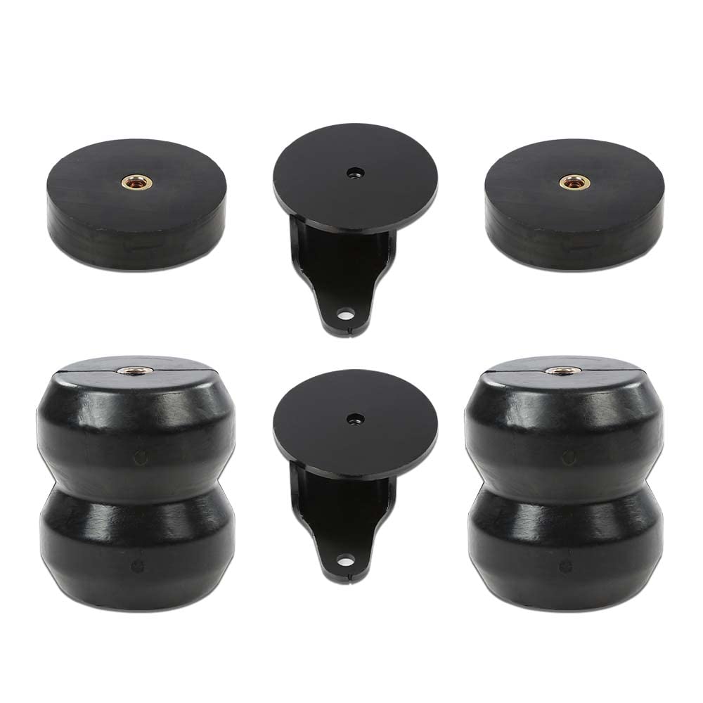 G-PLUS Rear Suspension Enhancement System Compatible with Chevy Silverado 2500 HD/Fit GMC Sierra 2500 HD 1999-2010 Suspension Helper Springs T/IGMRCK25S