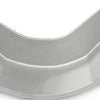 G-PLUS Silver Pontoon Boat Aluminum Corner Cap F-22 C-shaped 1-1/2 Inch 3-1/4 Inch Corner Cap Bracket
