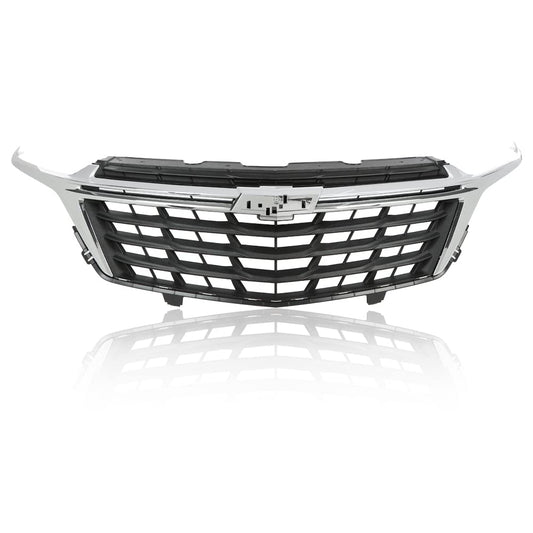 G-PLUS Front Bumper Grille Chrome ABS Plastic Compatible with Chevy Equinox 2022 2023