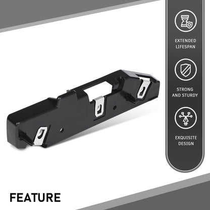 G-PLUS Front Right Side Bumper Bracket Retainer Compatible with Ford Edge (submodel: SE, SEL, Sport, Titanium) 2015-2018 FT4Z17C947A, FO1033108 Black PP