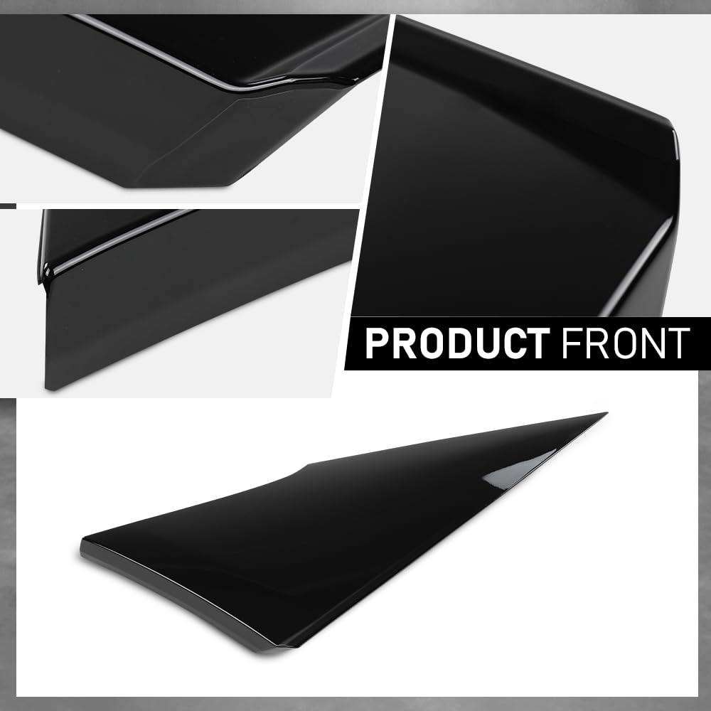 G-PLUS Rear Quarter Moldings Left and Right Side Compatible with Toyota Prius 2016-2021 62505-47012 62506-47012 Glossy Black