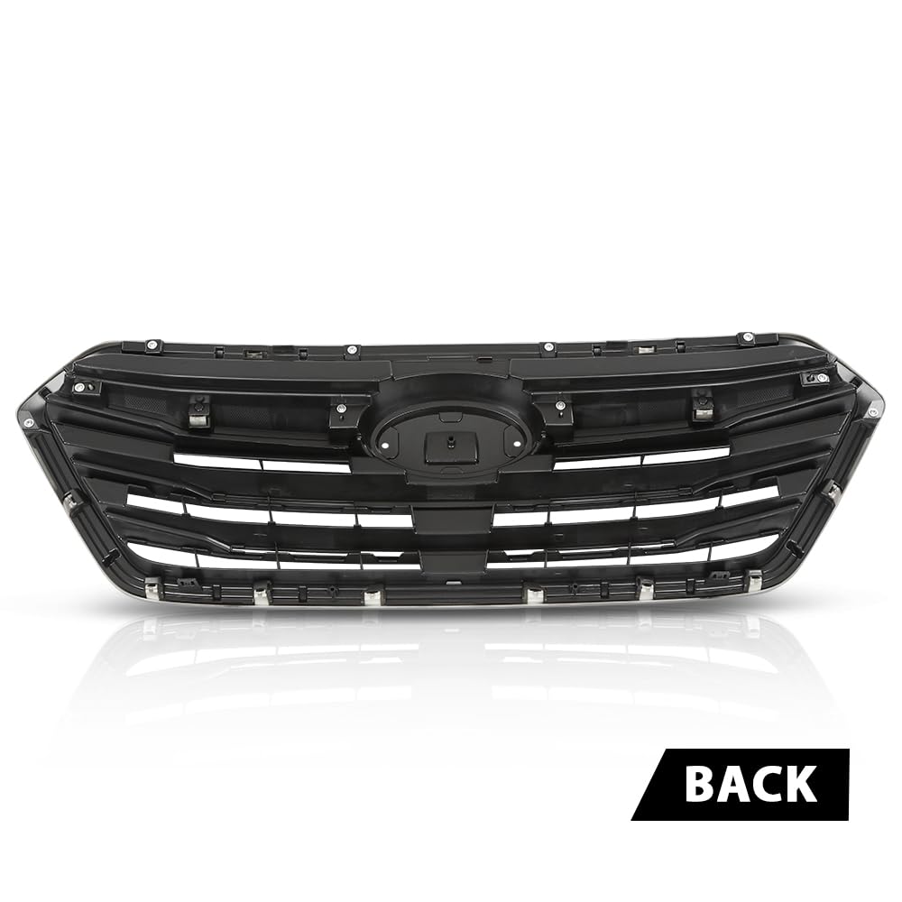 G-PLUS Front Bumper Grille Assembly Compatible with Subaru Legacy 2018-2019, With black molding 91121AL21A, SU1200179