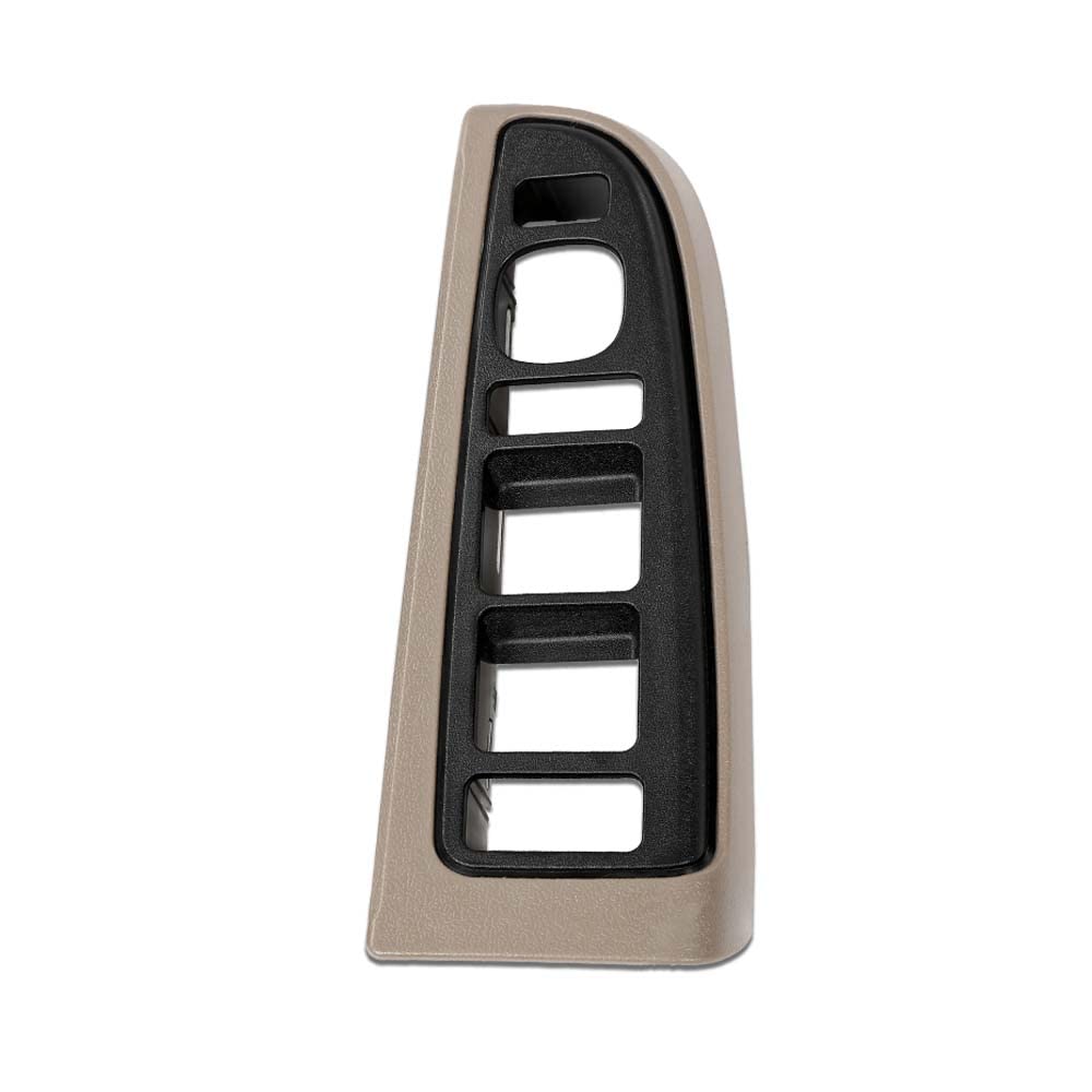 G-PLUS Window Switch Bezel Cover Compatible with Chevy Silverado/GMC Sierra 2003-2007,Fit Chevy Avalanche/Chevy Tahoe/GMC Yukon XL 2004-2006,Fit Chevy Suburban 2004-2007 89045119 89045127 Tan
