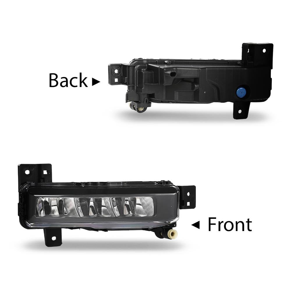 G-PLUS Fog Light Assembly Right Side Compatible with BMW 228i xDrive Gran Coupe 2020-2024 Fit BMW 330e(xDrive) 2021-2022 Fit BMW 330i(xDrive) 2019-2021 BM2593158,63177433788 White