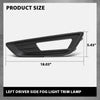 G-PLUS Left Fog Light Trim Cover, Compatible with Ford Focus 2015-2018, Driver Side, F1EZ15266K, FO1038151