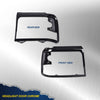 G-PLUS Headlights Trim Bezel Compatible with Ford F150 F250 F350 Truck 1992-1997/ Ford Bronco 1992-1996 Headlamps Door Bezel Left & Right 2 PCS Glossy Black