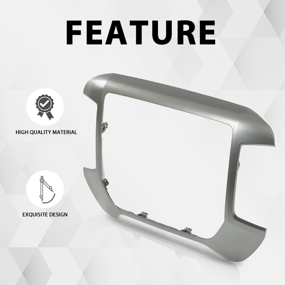G-PLUS Dash Center Control Bezel Panel Compatible with Chevy Silverado 1500/ GMC Sierra 1500 2014-2019, Fit Chevy Silverado 2500HD 3500HD/ GMC Sierra 2500HD 3500HD 2014-2020 23136581