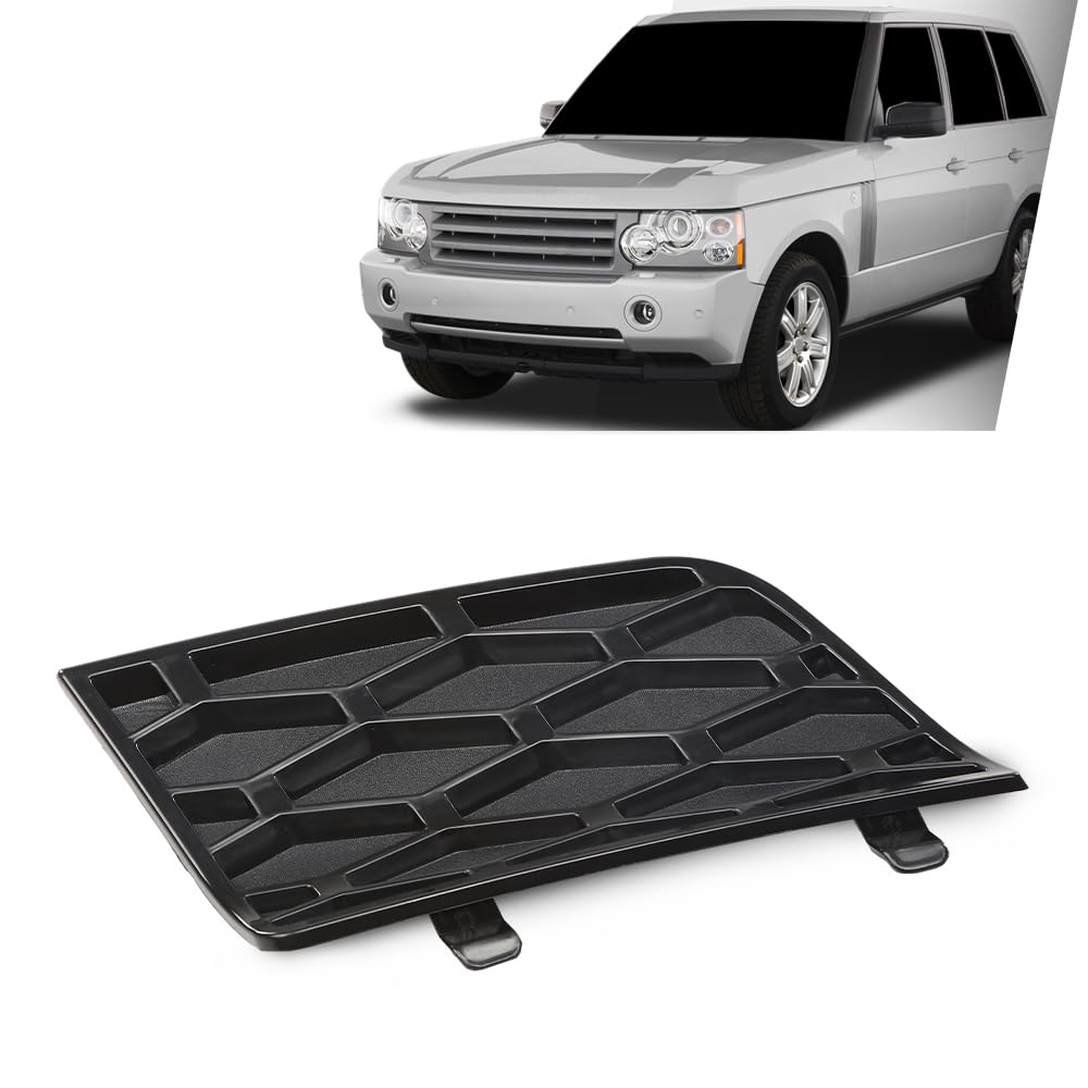 G-PLUS Front Left Bumper Air Intake Cover Trim Bezel, Compatible with Range Rover L322 4.4L V8 (non-Supercharged) 2006-2009, Not Fit Range Rover Sport models, Grill Cover DXB500350PUY