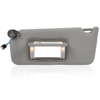 G-PLUS Gray Sun Visor with Light & Mirror Left Driver Side Compatible with Honda Accord 2008-2012 83280TA5A51ZA, 83280TA5A71ZA