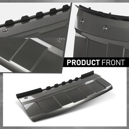 G-PLUS Front Bumper Tow Hook Cover Spoiler Skid Plate Compatible with Range Rover L405 2013-2017 Black