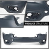 G-PLUS Front Upper Bumper Cover Fascia Compatible with Jeep Cherokee 2019-2023,Fit For Models Without Park Assist Only,Not Fit Trailhawk Models CH1014133