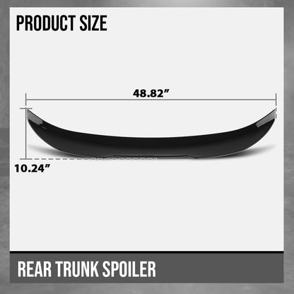 G-PLUS Rear Trunk Spoiler Wing Compatible with BMW F22 2 Series Coupe Only 2014 2015 2016 2017 2018 2019 2020 Fit BMW F87 M2 2016 2017 2018 Rear Trunk Spoiler Gloss Black