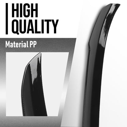 G-PLUS Rear Trunk Spoiler Wing Compatible with BMW 5 Series E60 Saloon 4-Door Model 2004 2005 2006 2007 2008 2009 2010, Fit The E60 Model Only, Not Fit E61 Touring Model Gloss Black