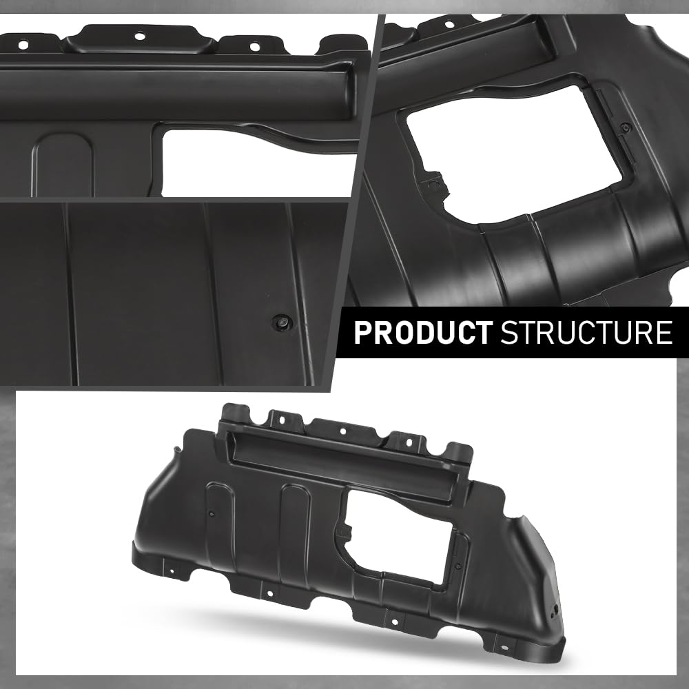 G-PLUS Front Engine Splash Shield, Compatible with Dodge Durango 2011-2024/ Jeep Grand Cherokee Summit 2021, 55079191AE, CH1228121