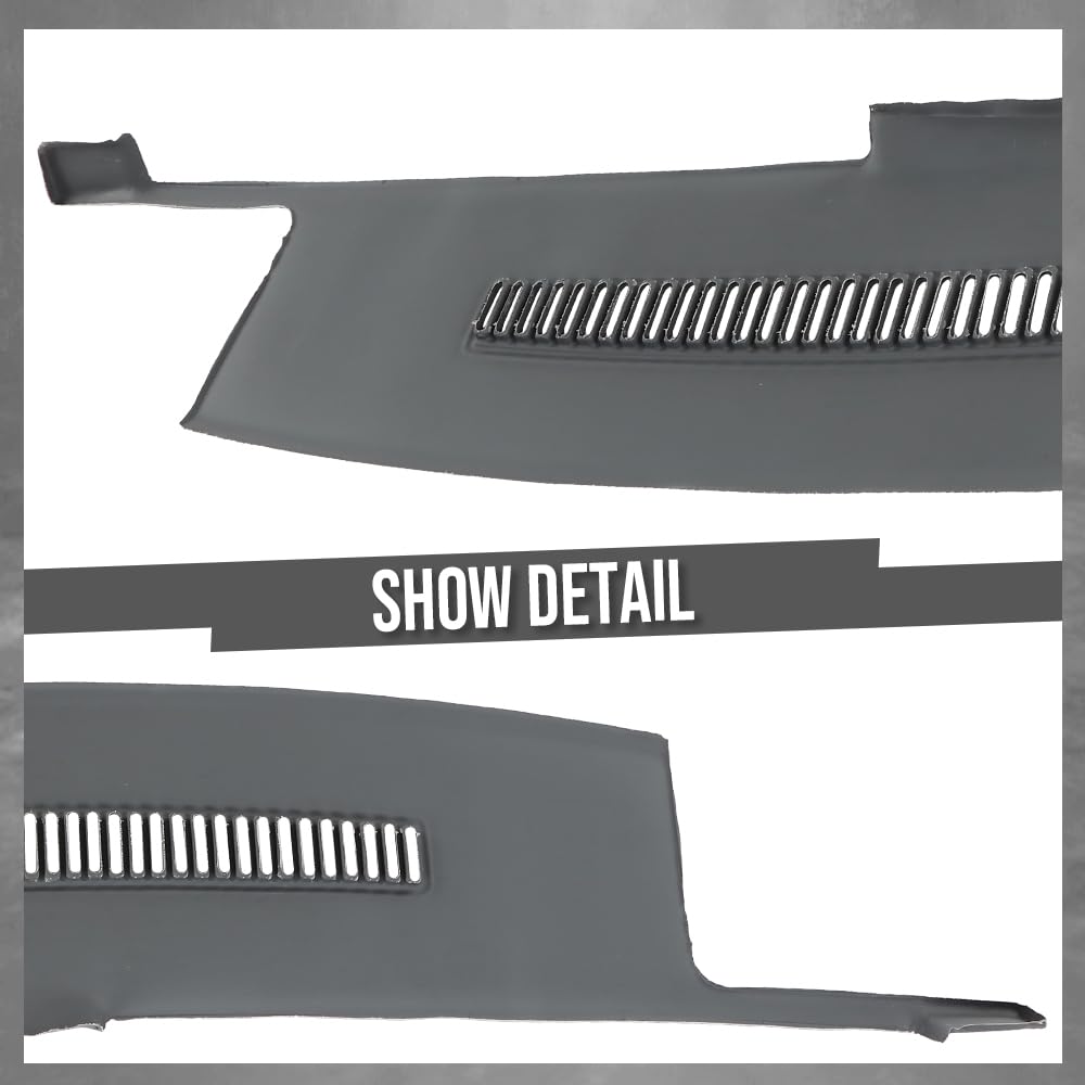 G-PLUS TPE Dash Cover Dashboard Panel Compatible with Chevy & GMC C1500 C2500 C3500 K1500 K2500 K3500 Suburban Yukon 1989-1994 Instrument Panel Cover Gray
