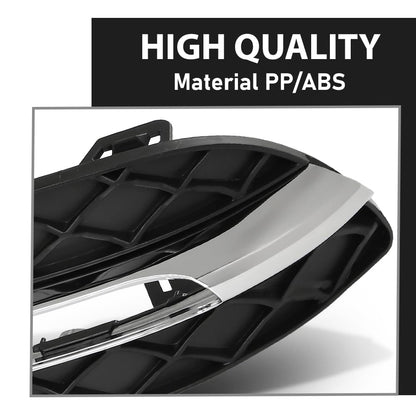 G-PLUS Left Fog Light Cover Daytime Running Light Cover, Compatible with Benz C250 C350 2012-2015/C300 2012-2014, Fit Models W/o AMG Package & Sport Package, Driver Side, 2048803224, MB1038117