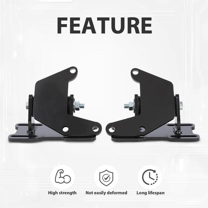 G-PLUS Engine Mount Adapter Kit Compatible with 1978-1988 G-Body LSx Engine Adapter Set LS1 LS2 LS3 LS6 LSX LQ4 LQ9 4.8L 5.3L 6.0L 6.2L/ Fit 1973-1988 G-Body LSx Engine Monte Carlo, Regal, Cutlass