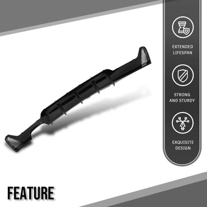 G-PLUS Rear Diffuser Compatible with BMW 4 Series F32 F33 F36 2014-2020 (w/M Sport Bumper), Fit BMW F32 4 Series 2 Door Coupe 2014-2019 M Performance Style (Single Sided Dual Output) Glossy Black