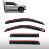 G-PLUS in-Channel Auto Vent Window Visors 4pcs Compatible with Nissan Frontier Crew Cab 2022-2025 in-Channel Rain Guards Smoky