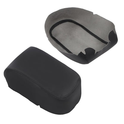 G-PLUS Upgraded Center Console Cover, Compatible with Dodge Charger 2011-2023 Armrest Cover Console Lid Protector Cushion Pad (Black Microfiber Leather Skin)