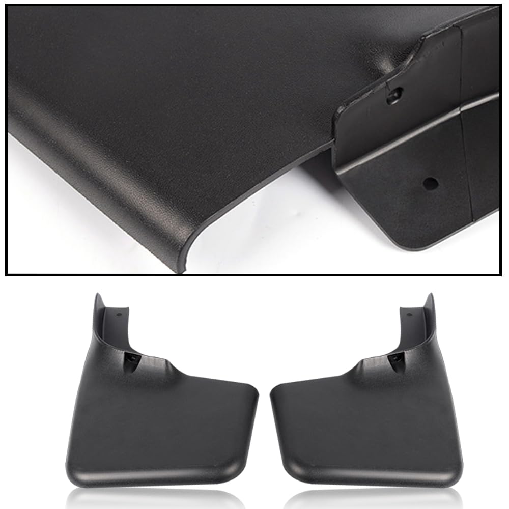 G-PLUS Front Rear Molded Mud Flaps Splash Guards Compatible with Ford F150 2004-2014 Wheel Fender Mudguards W/Factory Wheel Lip Moldings 6L3Z-16A550-BA