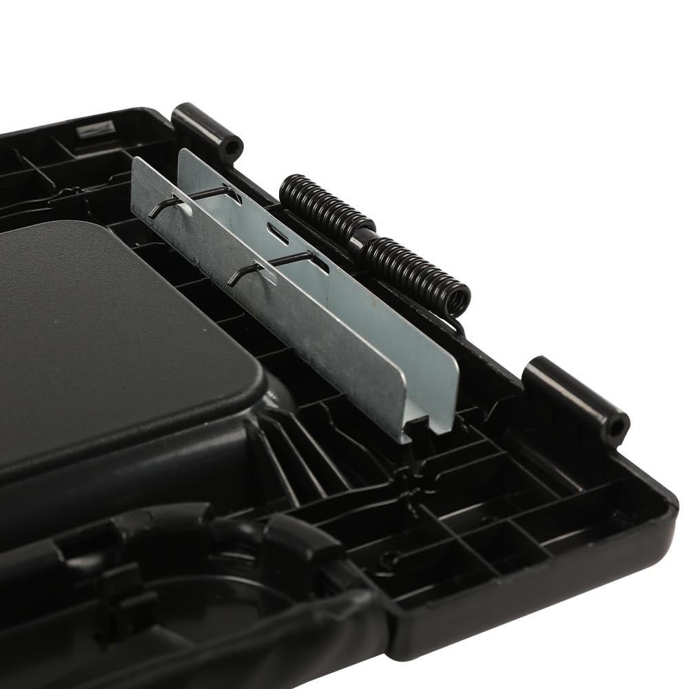G-PLUS Center Console Lid Replacement Kit Compatible with GMC Sierra Yukon Chevy Silverado Avalanche Suburban Tahoe 1999-2007 Armrest Lid 19127364 19127365 19127366 (Black)