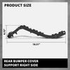 G-PLUS Bumper Support Rear Passenger Side Compatible with LX GX460 2010-2021 5215560100, LX1143120 Black
