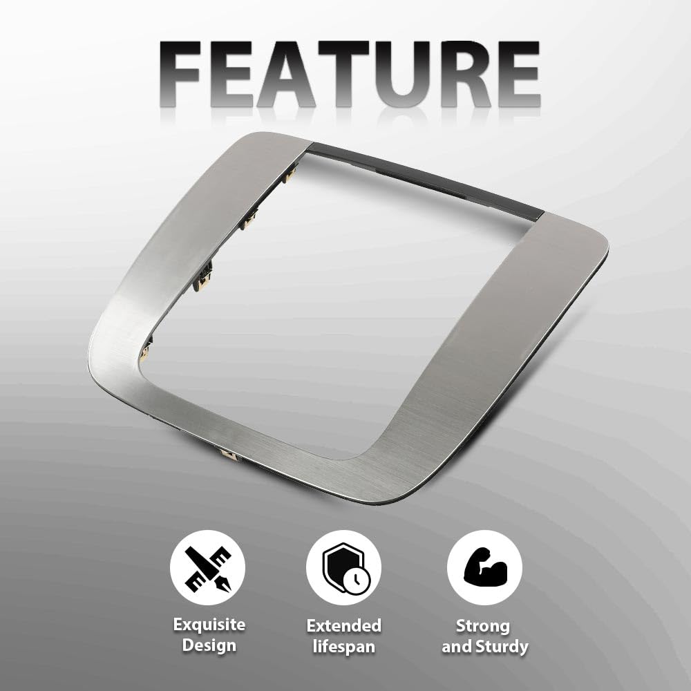 G-PLUS Center Dash Radio Surround Trim Compatible with Chevy Silverado 1500 Tahoe GMC Sierra 1500 Yukon 2007-2014 15211886 26887440 25807746 15211885