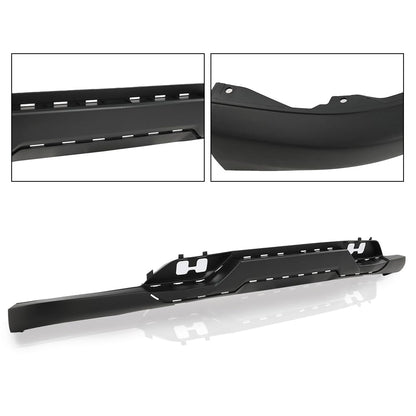 G-PLUS Black Front Bumper Valance Fit Chevy Silverado 1500 2016-2018/Silverado 1500 LD 2019 Textured w/Tow Hook Holes 84029800, GM1015135C