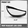 G-PLUS Headlight Lens Cover Compatible with Benz W206 C200 C300 C43 C63 2021 2022 2023 Right Side A2069063003 Front Headlamp Lens Cover Clear Lens